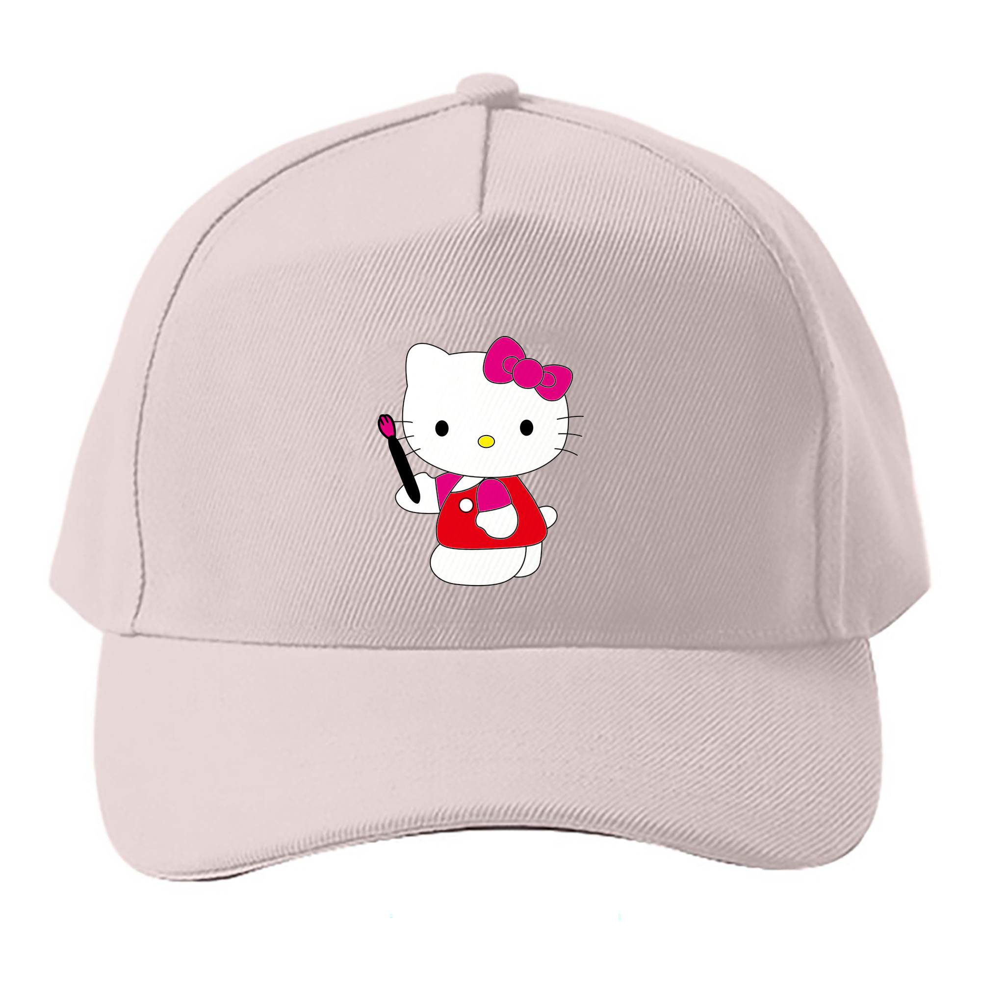 （画像用） Hello Kitty ハローキティ ベースボールキャップ 綿100％ 男女兼用 帽子 スポーツ